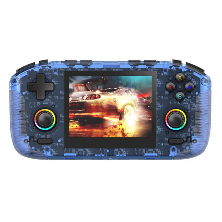 RK35H Handheld Open Source Game Console Support 3D Online Double Play Portable Retro Game Machine, No Memory Card, 64G, 128G