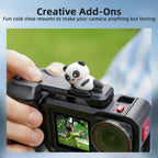For DJI Action 5 Pro/4/3 Flymile Street Shooting Handle Grip Expansion Cage Kit, Street Grip Cage Kit