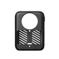 For DJI Osmo 360 Silicone Case Anti-Scratch Shock-Absorbing Dustproof Cover, Black, With Lens Cap