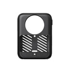 For DJI Osmo 360 Silicone Case Anti-Scratch Shock-Absorbing Dustproof Cover, Black, With Lens Cap
