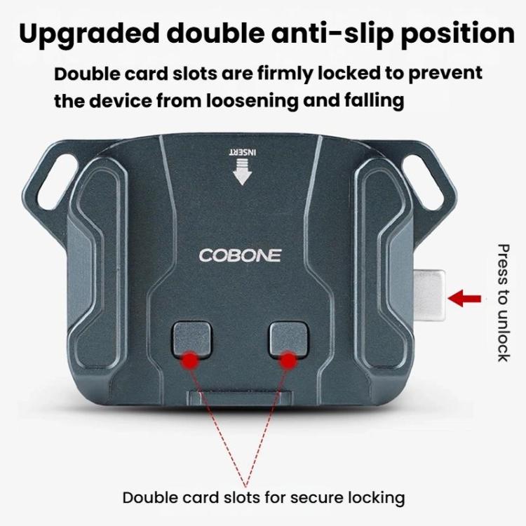 COBONE XQC-1 Camera Shoulder Strap Quick-Mount Clip Base Universal DSLR Tripod Head Adapter Base