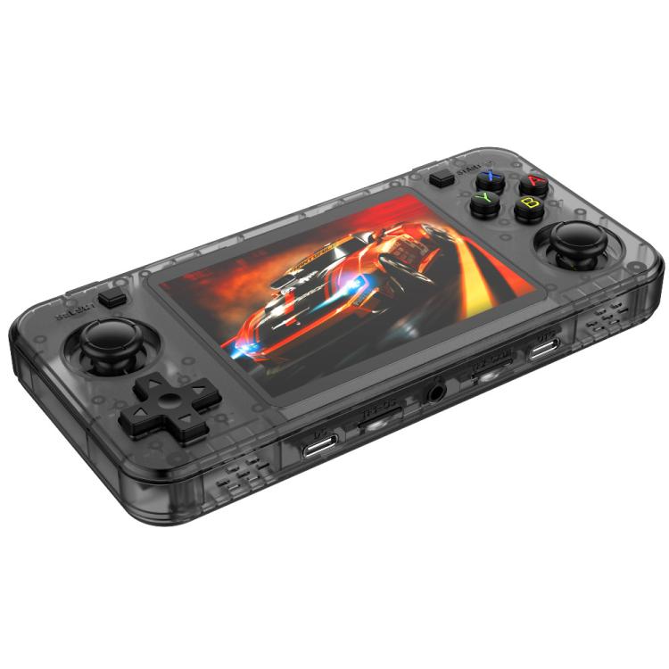 R36H 3.5 inch IPS Screen Open Source Handheld Game Console Portable Retro Pocket Console, 64G Transparent Purple, 64G Transparent Black, 64G White, 128G Transparent Purple, 128G Transparent Black, 128G White