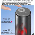 BOYA K9 Built-In Sound Card Quadruple Noise Reduction Desktop Microphone PC Recording Game Live Noise Reduction Microphone, K9