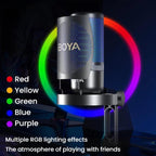 Condenser Microphone Computer Phone Recording Video Live Receiving Noise Reduction USB Mic, K3