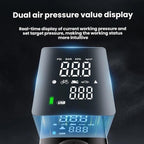 Portable Smart Lighting Wireless Digital Display Car Air Pump