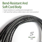 3.5mm To Dual 2.5mm Headphone Cable Audio Replacement Cable, For Sol Republic Master Tracks HD V8 V10 V12 X3, 1.2m