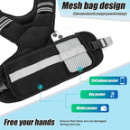 Fitness Adjustable Weights Reflective Sports Cests, 5KG