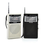 TECSUN R-218 FM/AM/Campus Broadcast Radio Portable Pocket Analog Dial Radio, Standard No Battery