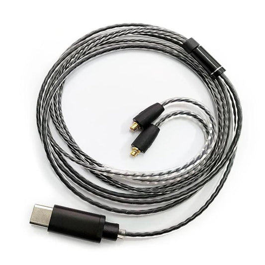 1.2m Type-C To MMCX Interface Headphone Plug Cable For Shure SE215 / SE315 / SE425 / SE535 / SE846, Inline Control, Standard