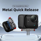 For Insta360 Go Ultra Flymile Magnetic Quick-Release Adapter Aluminum Alloy Mount Extension Accessory, Go Ultra