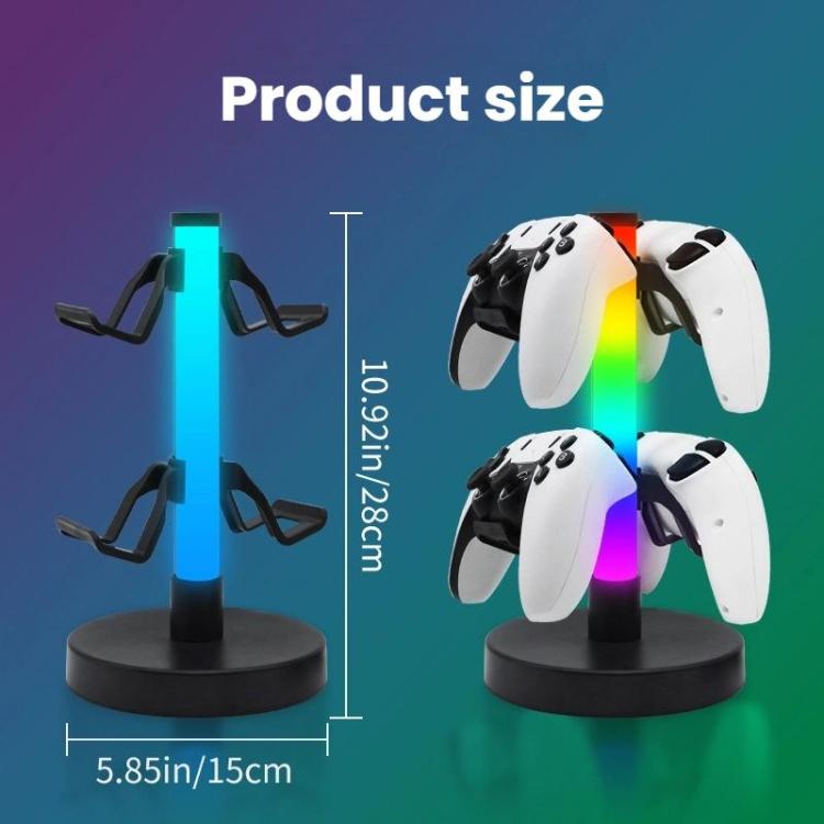 KBB-81 RGB Gaming Controller Headphone Stand Ambient Light Stand, Wired Control, Wired Control+Remote Control, Wired Control+Remote Control+Bluetooth App