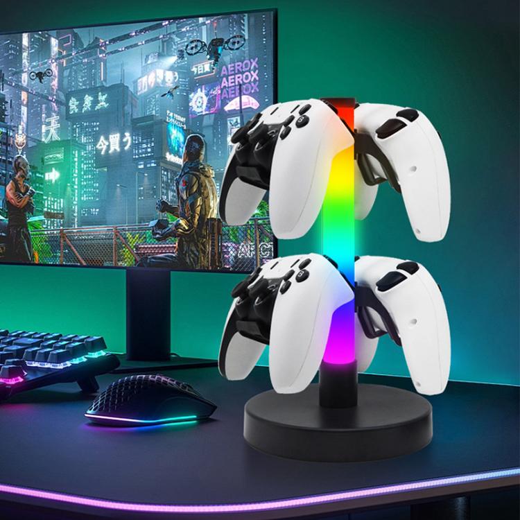 KBB-81 RGB Gaming Controller Headphone Stand Ambient Light Stand, Wired Control, Wired Control+Remote Control, Wired Control+Remote Control+Bluetooth App