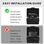 Flymile Carrying Case for DJI Action 5 Pro/4/3 Street Photography Kit Storage Organizer, Safety Box
