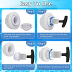 Pool Plug Removal Tool for Hayward, Black