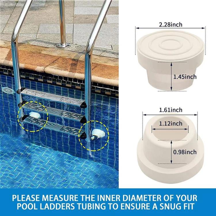 DDV Replacement Plug For 1.9-inch Pool Ladder, 1pc