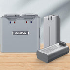 For DJI Mini 2 / 2 SE / 4K CYNOVA C-MN-201 Portable Dual-Way Charging Manager With USB-C Ports