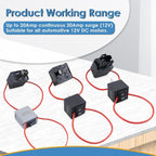 6-Piece Set 9038A Relay Bypass Switch Tester Kit With Wires For Electrical Testing, 9038A
