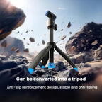 For GoPro HERO13 Black TELESIN S1-MNP-14-TGP 17-40cm Retractable Quick-Release Mini Selfie Stick Handheld Desktop Tripod