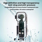 For DJI Osmo Pocket 3 HD Waterproof Case Camera Underwater Protective Cover, HD Waterproof Case
