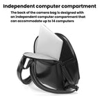 Cwatcun D125 Medium Shoulder Camera Bag Waterproof Casual Photography Backpack, Medium