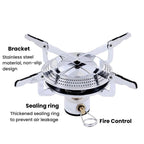 AOTU AT6313 Outdoor Camping Round Burner Integrated Gas Stove With High Power Burner, AT6313