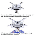 AOTU AT6313 Outdoor Camping Round Burner Integrated Gas Stove With High Power Burner, AT6313