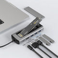 6-In-1 Type-C/USB-C To PD+HDMI (4K 30hz) +USB3.0 X 3+SATA/NVME SSD Docking Station, 6-In-1 SATA/NVME
