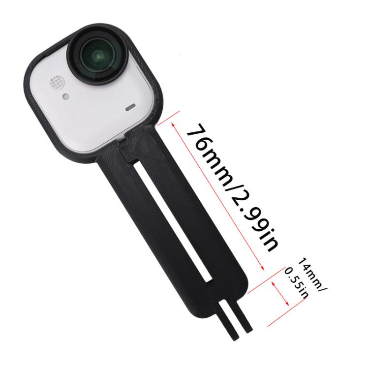 For Insta360 GO Ultra Handheld Extension Grip Portable Shooting Support Bracket