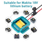 For Makita 18V 18650 Lithium Battery Charger Tool Battery Converter, No Protective Switch, With Protection Switch