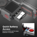 Flymile Street Shooting Handle Kit for DJI Osmo Action 5 Pro/4/3 Action Camera Aluminum Expansion Cage, AC5015 Cage