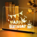 Luminous Transparent Acrylic Erasable Fluorescent Writing Message Board Billboard, RGB 15x15cm, RGB 20x20cm, RGB 30x20cm, RGB 35x26cm, LED 35x26cm