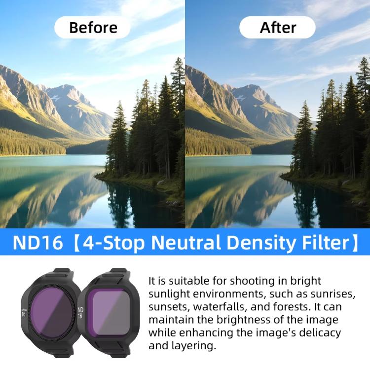 For DJI Mini 5 Pro Drone Magnetic Lens Filters, UV, CPL, ND8, ND16, ND32, ND64, ND256, ND8/PL, ND16/PL, ND32/PL, ND64//PL, ND256/PL, CPL+ND8+ND16, CPL+ND16+ND32, UV+CPL+ND8, UV+CPL+ND16, CPL+ND8/PL+ND16/PL, ND8+ND16+ND32+ND64                           ...