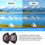 For DJI Mini 5 Pro Drone Magnetic Lens Filters, UV, CPL, ND8, ND16, ND32, ND64, ND256, ND8/PL, ND16/PL, ND32/PL, ND64//PL, ND256/PL, CPL+ND8+ND16, CPL+ND16+ND32, UV+CPL+ND8, UV+CPL+ND16, CPL+ND8/PL+ND16/PL, ND8+ND16+ND32+ND64                           ...