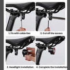 WEST BIKING Smart Heart Taillight With Cycling Brake Sensor Warning Light