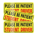 10pcs New Driver Car Probationary Sticker Reflective Magnetic Warning Sticker, 2, 4