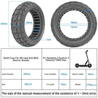 10x2.75 Inner Honeycomb Outer Tire 10 inch Off Road Solid Tire, For Kugoo M4 / G-Booster G2 Pro
