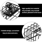 Electric Scooter Universal Front Basket Portable Practical Iron Tube Basket