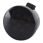 2pcs For Wrangler Plum Blossom-Shaped Yellow LED Car Lights Car Modified Grille Turn Signal Lights, With Aperture, Without Aperture