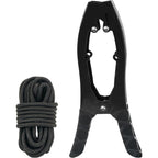 Canoe/Kayak Self-Locking Stainless Steel Anchor Clamp With Toothed Jaws, Black, Black + Metal Buckle, Black + Kayak Handrail, Black + Metal Buckle + Kayak Handrail