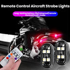 Wireless Remote-Controlled Motorcycle LED Flashing Taillight For Retrofitting, 1 Light, 2 Lights, 4 Lights, 6 Lights, 8 Lights