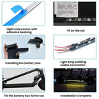Scooter Chassis RGB Ambient Lighting Strip With Battery Compartment, 0.5m 9 Lights, 0.5m 15 Lights, 0.5m 30 Lights