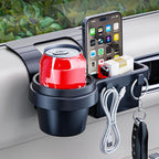 SHUNWEI Multifunctional Door Storage Cup Holder Mobile Phone Slot Storage Box