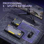 Ajazz AK029 Magnetic Rice Switch HIFI Edition RGB Backlight Wired Single Handed Gaming Keyboard
