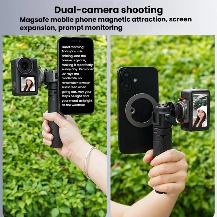 For DJI Osmo Action 3 / 4 / 5 Pro / Osmo 360 Flymile Quick-Release Magnetic Mount, OM12