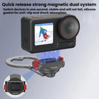 For DJI Osmo Action 3 / 4 / 5 Pro / Osmo 360 Flymile Quick-Release Magnetic Mount, OM12