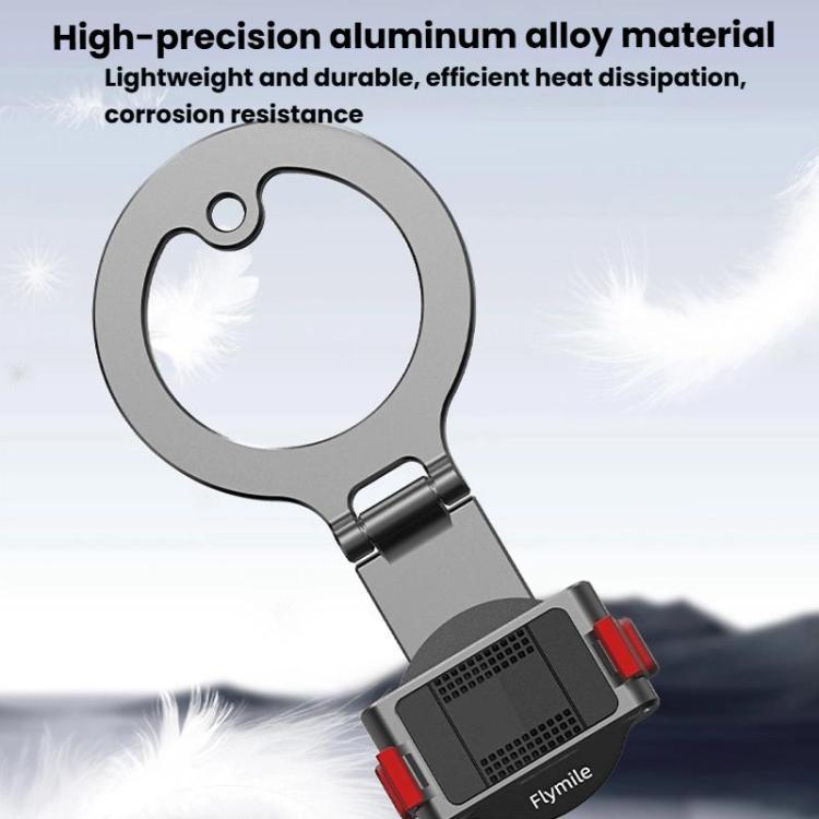 For DJI Osmo Action 3 / 4 / 5 Pro / Osmo 360 Flymile Quick-Release Magnetic Mount, OM12