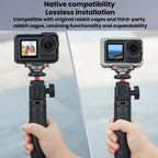 For DJI Osmo Action 3 / 4 / 5 Pro / Osmo 360 Flymile Quick-Release Magnetic Mount, OM12