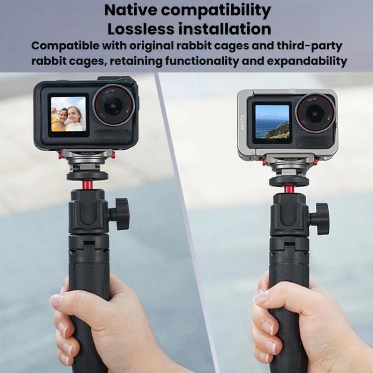 For DJI Osmo Action 3 / 4 / 5 Pro / Osmo 360 Flymile Quick-Release Magnetic Mount, OM12