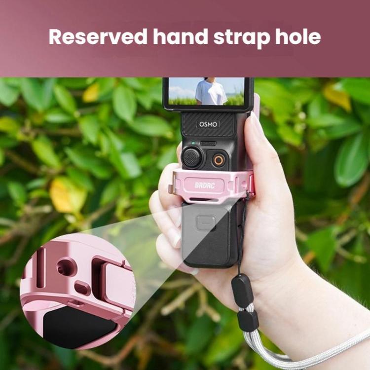 For DJI Osmo Pocket 3 BRDRC Magnetic Mount Expandable Back Clip Adapter