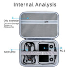 For DJI Mini 5 Pro & RC 2 Nylon Storage Bag Carrying Handbag, Nylon Handbag